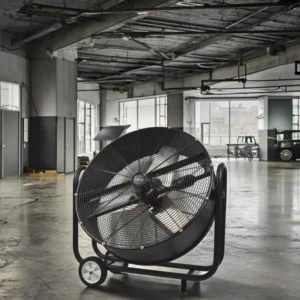 Metal Floor Drum Fan, Axial, 120 V, Electric