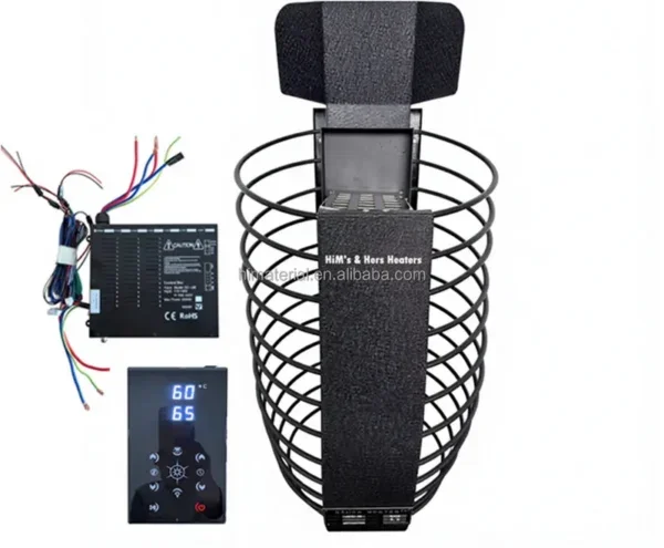 Metal Freestanding Sauna Stove, 110-240V, 3200 W