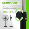 Metal Industrial Stand Fan, 3-Speed, 110-220V, 180 W(0.24hp) - view 5