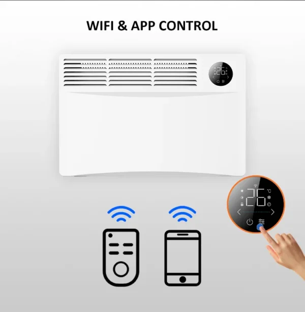 Metal Panel, Wall, 2000w, IP24, WIFI - view 3