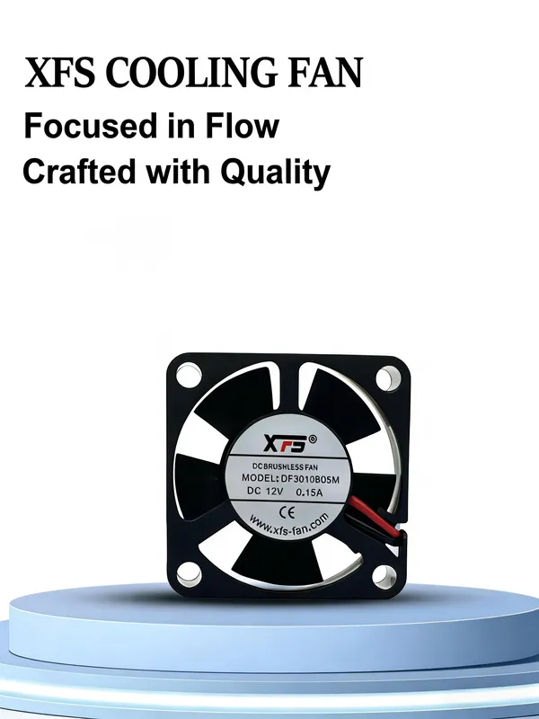 Micro Axial Fan, XFS, XFS3010B05-3, 30x30x10mm, 6000-12000 - view 3
