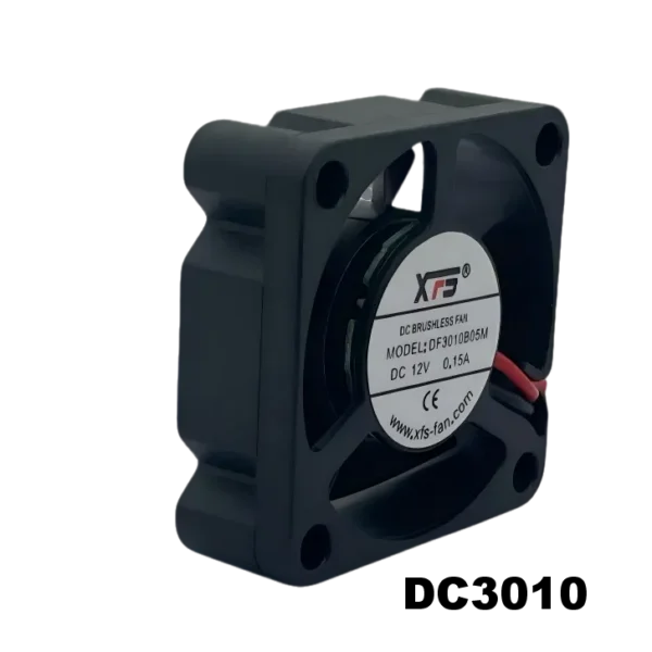 Micro Axial Fan, XFS, XFS3010B05-3, 30x30x10mm, 6000-12000 - view 4