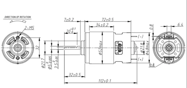 Micro Motor, RS895, 24V, 300W - view 2