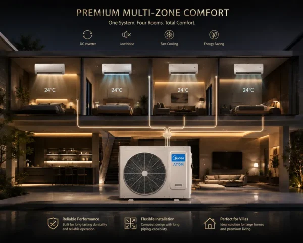 Midea Atom Air Conditioner, VRF, ≥ 30, DC
