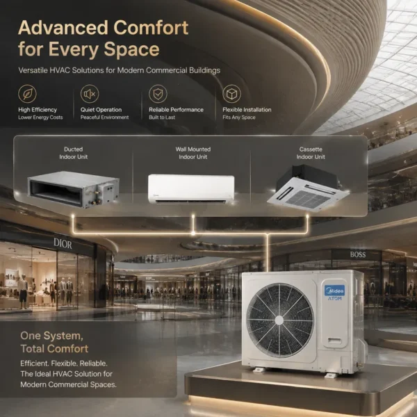 Midea Atom Air Conditioner, VRF, ≥ 30, DC - view 6