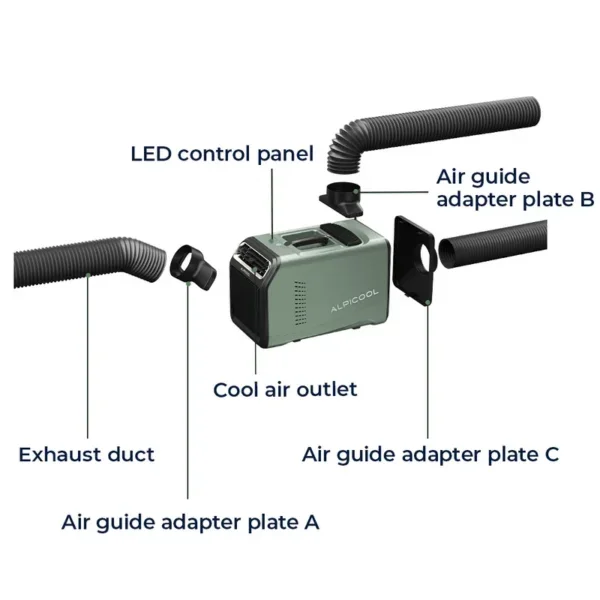 Mini Air Conditioner, Portable, 5100BTU, Battery - view 3