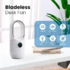 Mini Bladeless Fan, 4000mah, Portable, USB, 90°
