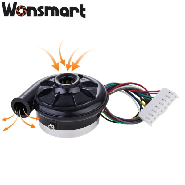 Mini Centrifugal Air Blower, 12V, Brushless, Plastic - view 5