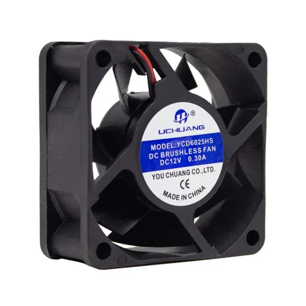 Mini Cooling Exhaust Fan, DC6025, 60x60x25mm, 12V/24V - view 4