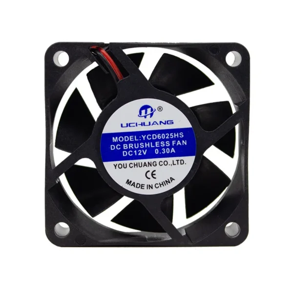 Mini Cooling Exhaust Fan, DC6025, 60x60x25mm, 12V/24V - view 5