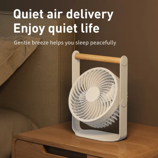 Mini Desk Fan, Portable, 5 V, Battery - view 6