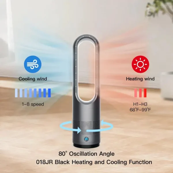 Mini Electric Heater, 1200W, Portable, PTC - view 2