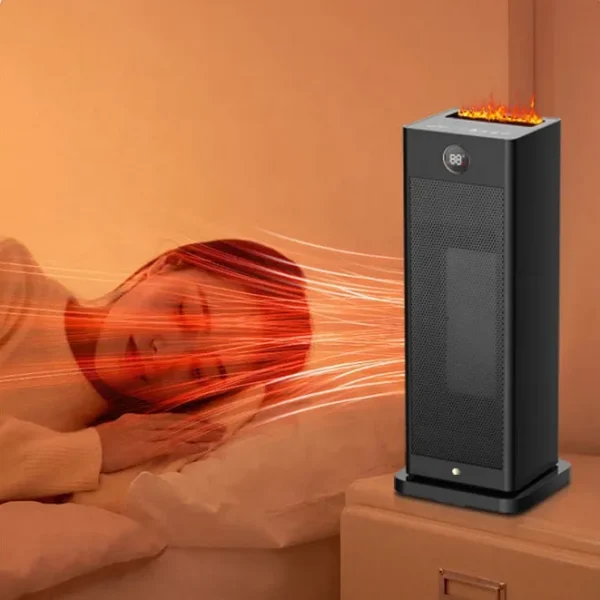 Mini Flame Heater, 200mL, Electric, Plastic - view 5