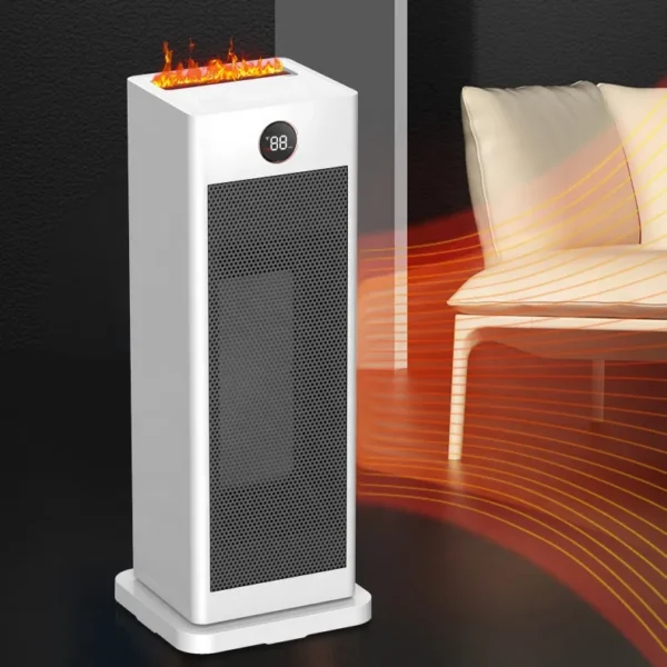 Mini Flame Heater, 200mL, Electric, Plastic - view 6