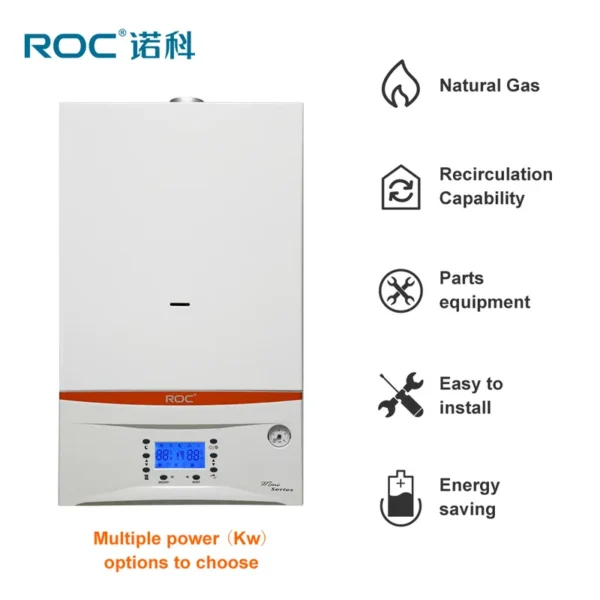 Mini Gas Boiler, Wall, Steel and Plastic - view 6