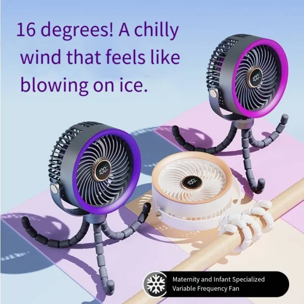Mini Portable Fan, USB, Plastic - view 4