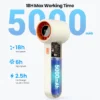 Mini Portable Handheld Fan, H5, 15000RPM, 5000mAh - view 2