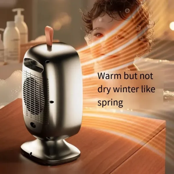Mini Ptc Heater, Portable, 1200W, ABS - view 4