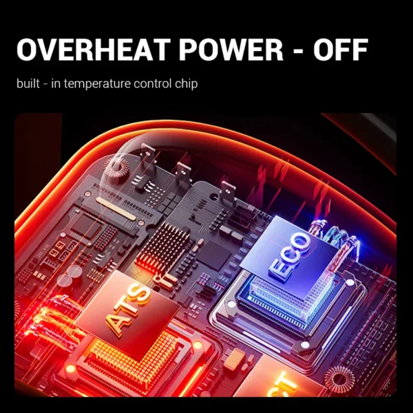 Mini Room Heater, Portable, 500 W, Plastic - view 4