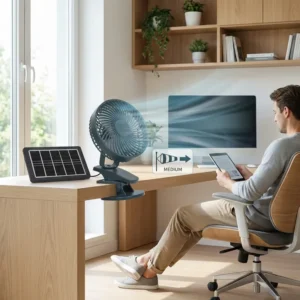 Mini Solar Fan, Brushless, T2