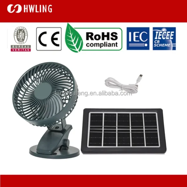 Mini Solar Fan, Brushless, T2 - view 2