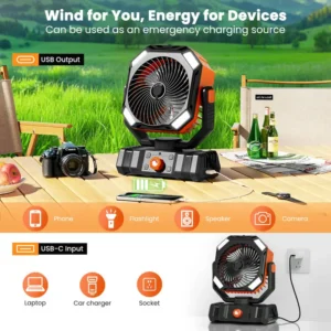 Misting Fan, 30000MAh, Portable