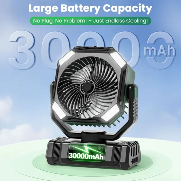 Misting Fan, 30000MAh, Portable - view 6