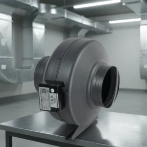 Miwind Circular Duct Fan, Cast, 220V, 35-39