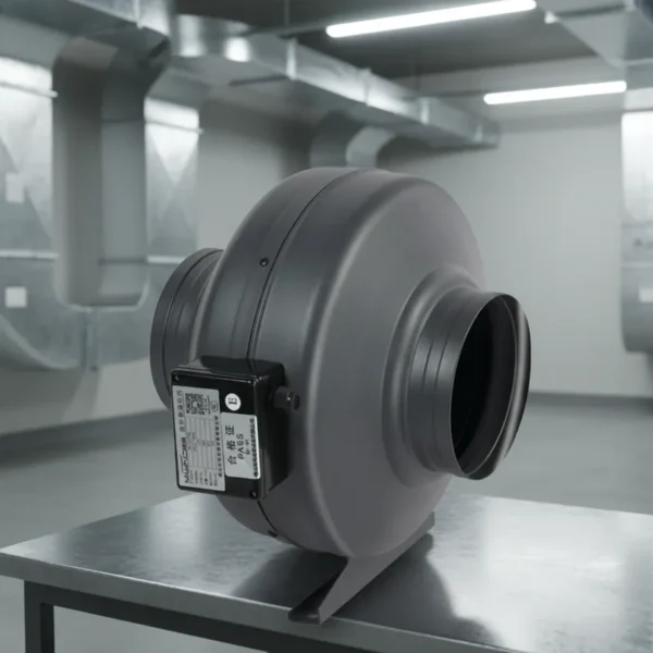 Miwind Circular Duct Fan, Cast, 220V, 35-39
