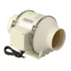Mix Flow Duct Fan, Plastic, 240V, Electric