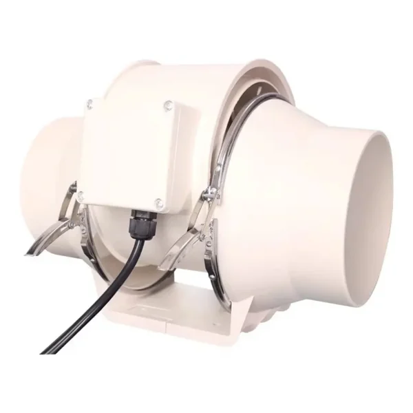 Mixed-flow Booster Duct Fan, 220V, Plastic - view 4