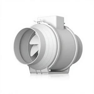 Mixed Flow Duct Fan, 100-120v, Plastic