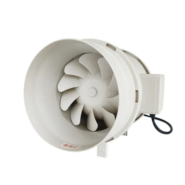 Mixed Flow Duct Fan, 200mm, 220 V, Plastic - view 2