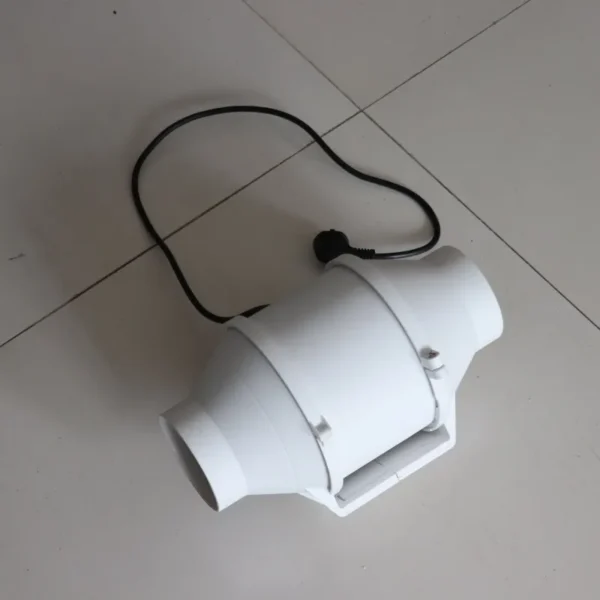 Mixed Flow Duct Fan, 220/230V, 220 V, Plastic - view 4
