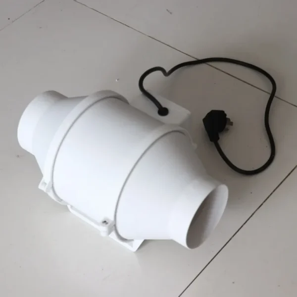 Mixed Flow Duct Fan, 220/230V, 220 V, Plastic - view 5