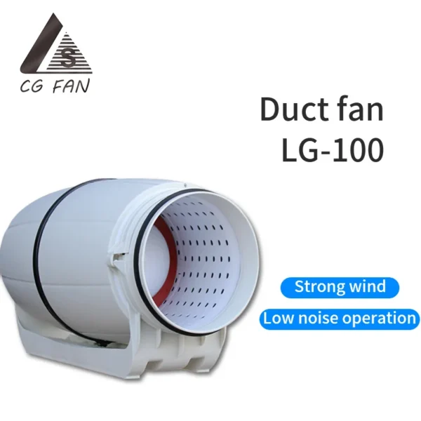 Mixed Flow Duct Fan, 6", 320 - view 4