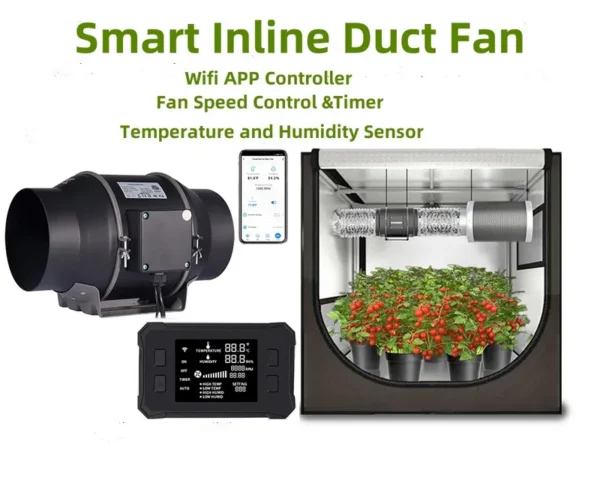 Mixed Flow Duct Fan, BAVA, 4inch, Inline, 212 - view 2