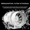 Mixed Flow Duct Fan, Inline, HVAC, 110V/220V - view 6