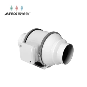 Mixed Flow Duct Fan, Plastic, 110-127V 60Hz, Full ABS Plastic