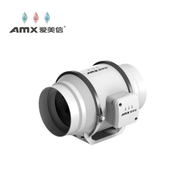 Mixed Flow Duct Fan, Plastic, 110-127V 60Hz, Full ABS Plastic - view 3