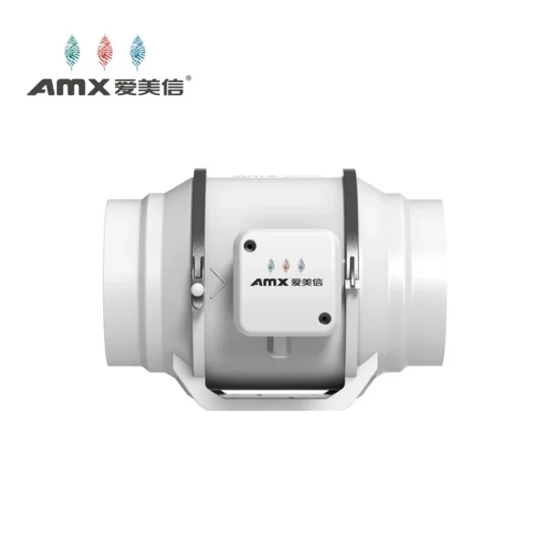 Mixed Flow Duct Fan, Plastic, 110-127V 60Hz, Full ABS Plastic - view 4