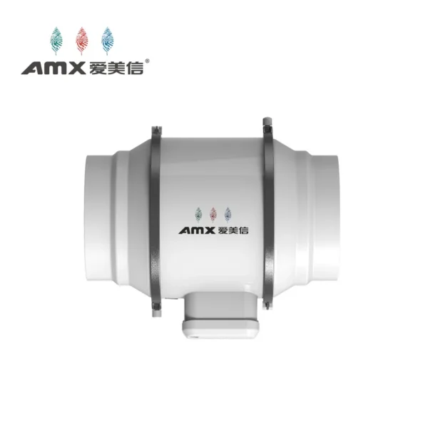 Mixed Flow Duct Fan, Plastic, 110-127V 60Hz, Full ABS Plastic - view 5