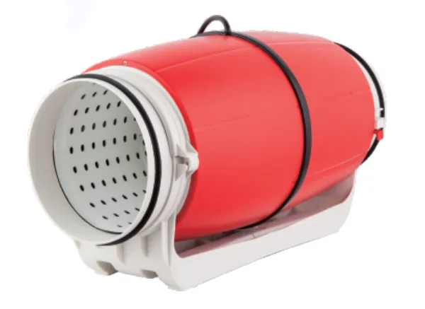 Mixed Flow Duct Fan, ST-100, RED, PLASTIC - view 2
