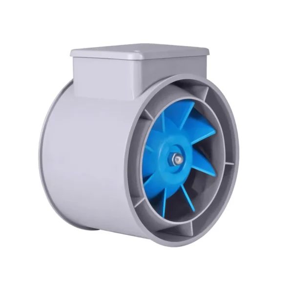 Mixed Flow Duct Fan, VENTEUROPE, VE100-MMF, Axial, 220-240V - view 3
