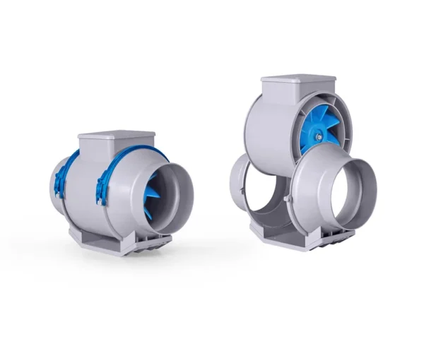 Mixed Flow Duct Fan, VENTEUROPE, VE100-MMF, Axial, 220-240V - view 6