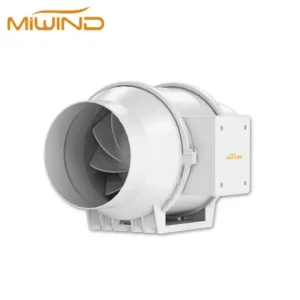 Mixed Flow Duct Fanlow, 2-Speeds, 150mm, ABS, Plastic