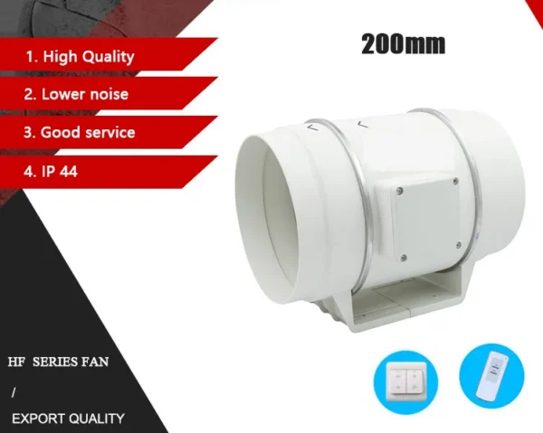Mixed Flow Fan, 100mm, 315mm - view 4