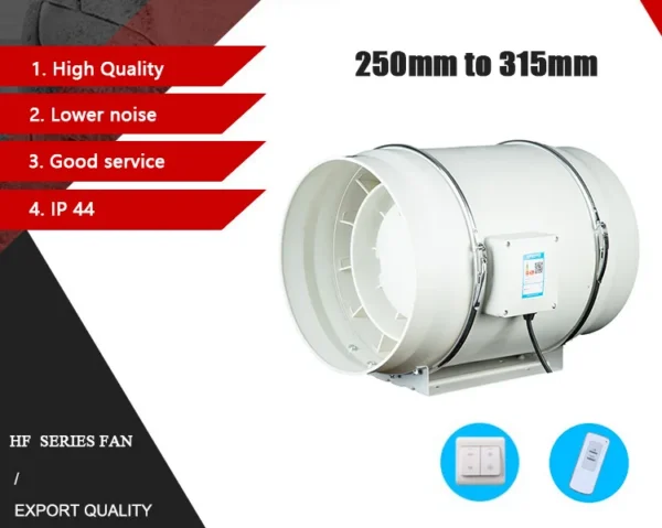 Mixed Flow Fan, 100mm, 315mm - view 5