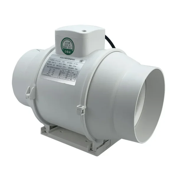 Mixed Flow Fan, 1500Cfm, 250mm, Plastic, Inline - view 4