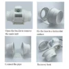 Mixed Flow Fan, 1500Cfm, 250mm, Plastic, Inline - view 6